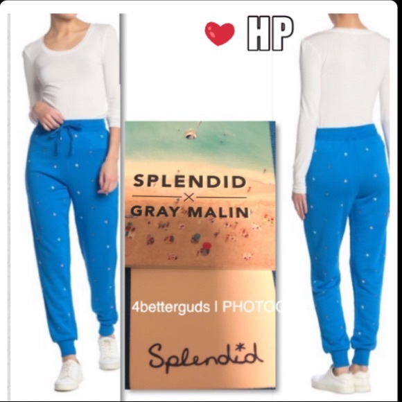 Splendid Pants - Splendid X Gray Malin Parasol Drawstring Joggers